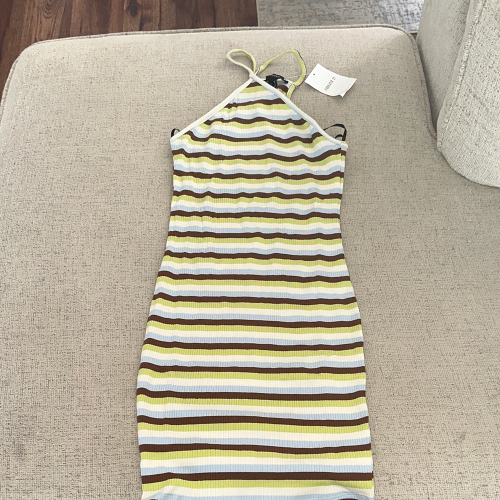 Forever 21 Black and White Bodycon Mini Dress